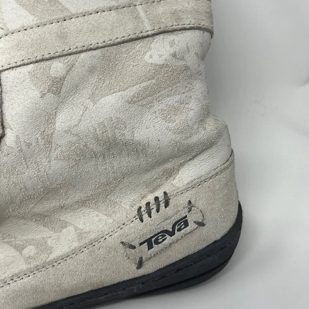 Teva 'Kiru' winter tall boots women white 5
